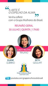 Grupo Mulheres do Brasil convida a sociedade para uma conexão por meio da arte e da cultura