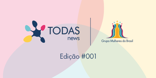 Logo do TODASnews e do Grupo Mulheres do Brasil.