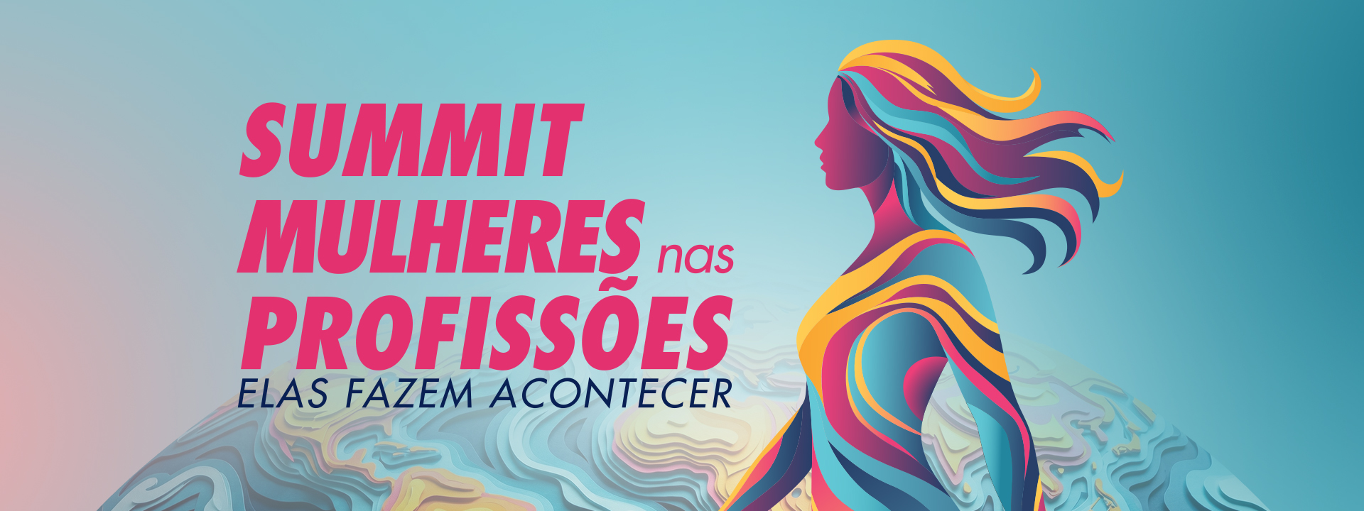 Logo do Summit Mulheres nas Profissões.